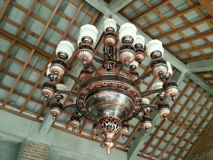 lampu robyong tembaga tangkai 42