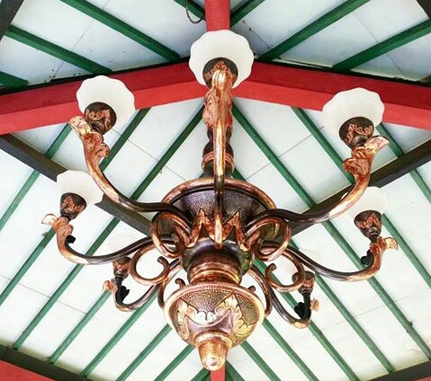 jual lampu robyong tembaga tangkai 42