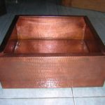 wastafel tembaga kotak
