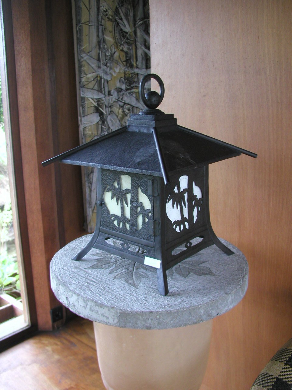 lampu meja tembaga