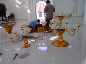 kerajinan lampu robyong