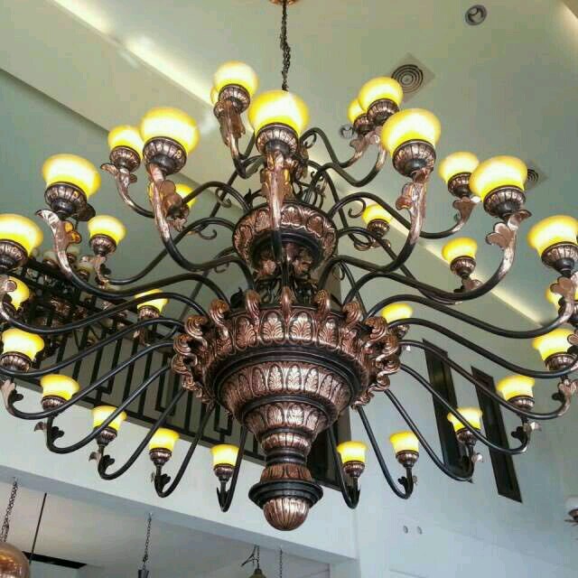 lampu gantung tembaga