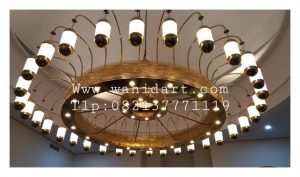 lampu nabawi kuningan bohlam megah