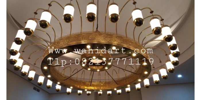 lampu nabawi kuningan bohlam megah