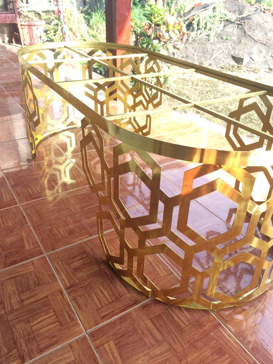 coffetable kuningan