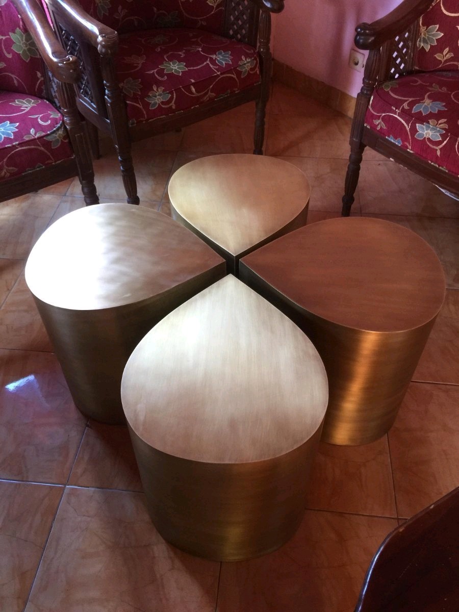 coffetable kuningan