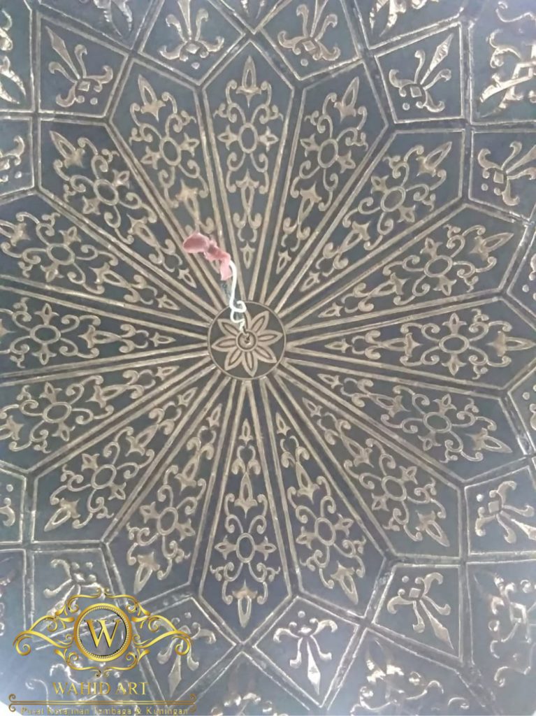 plapon kubah masjid tembaga