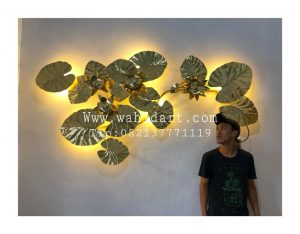 wall decor kuningan