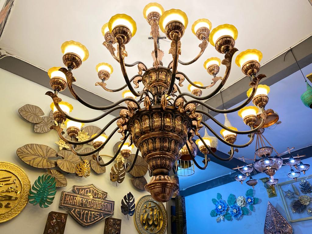 lampu robyong tembaga kuningan