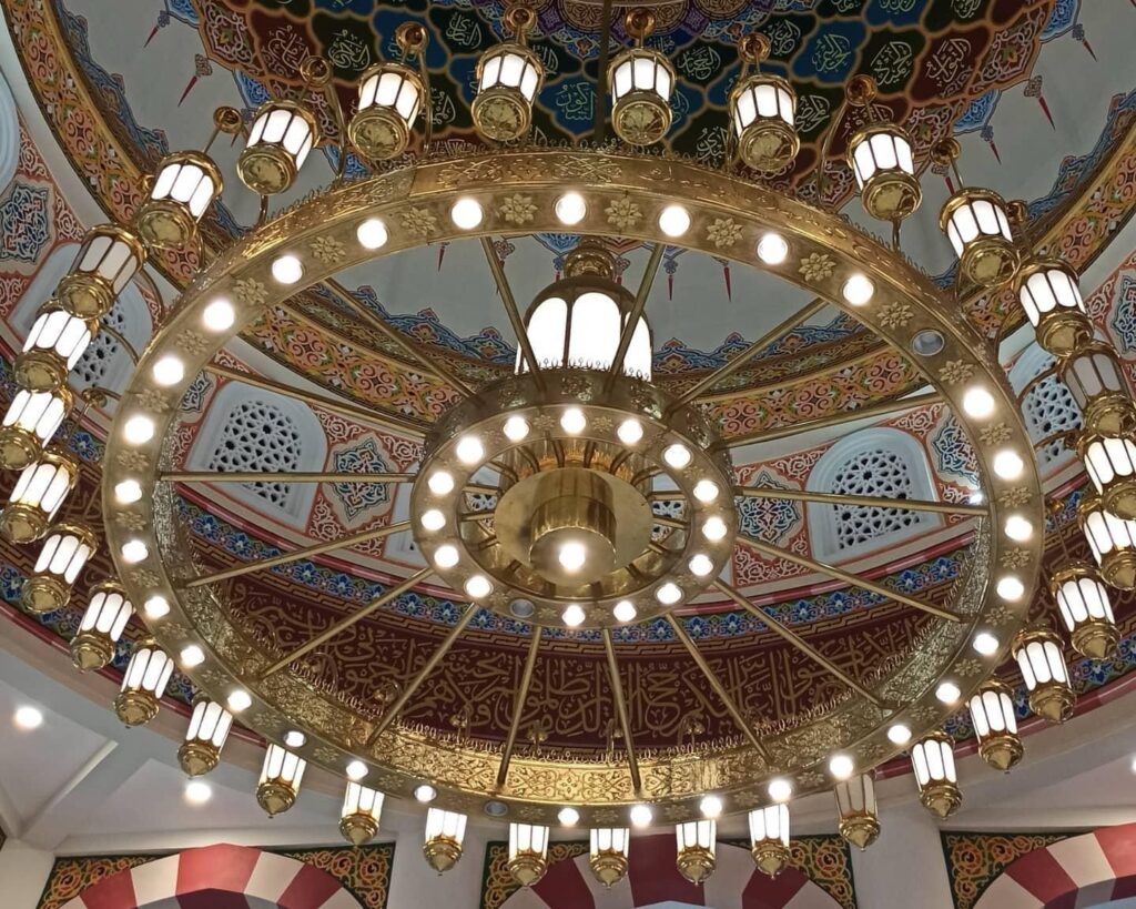 lampu masjid kuningan tembaga