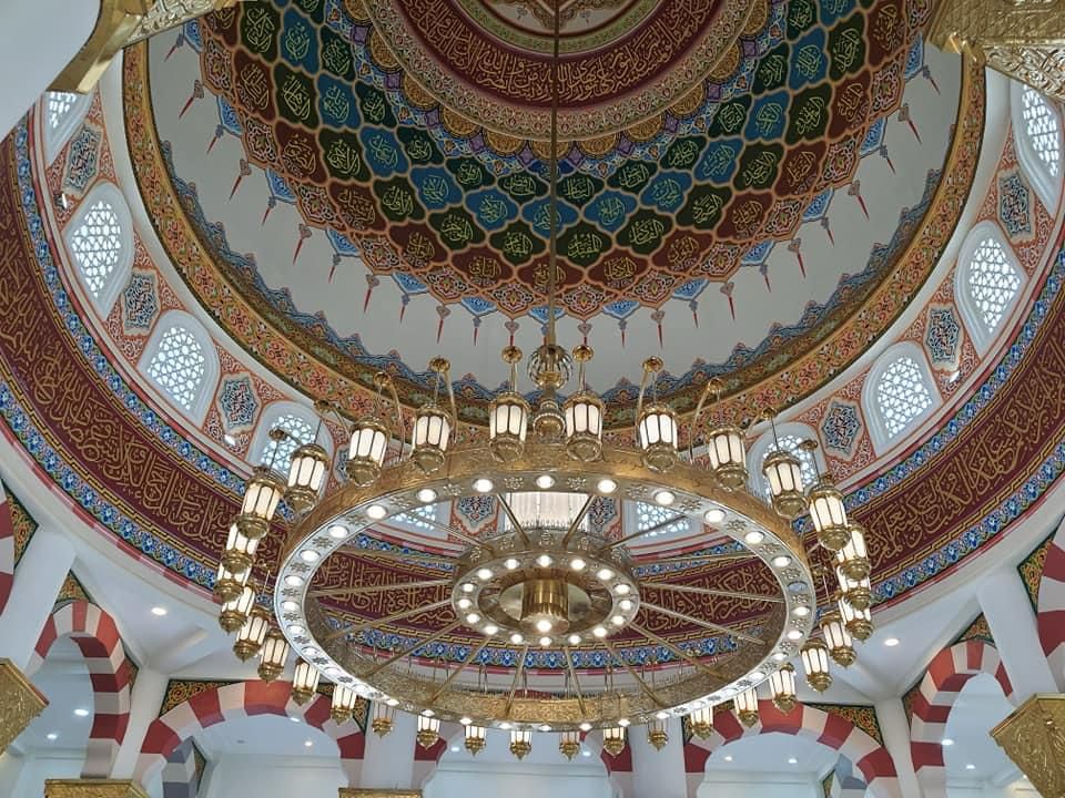 Lampu Masjid Kuningan Tembaga