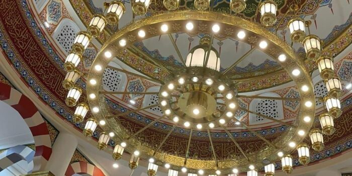 Lampu Masjid Kuningan Tembaga